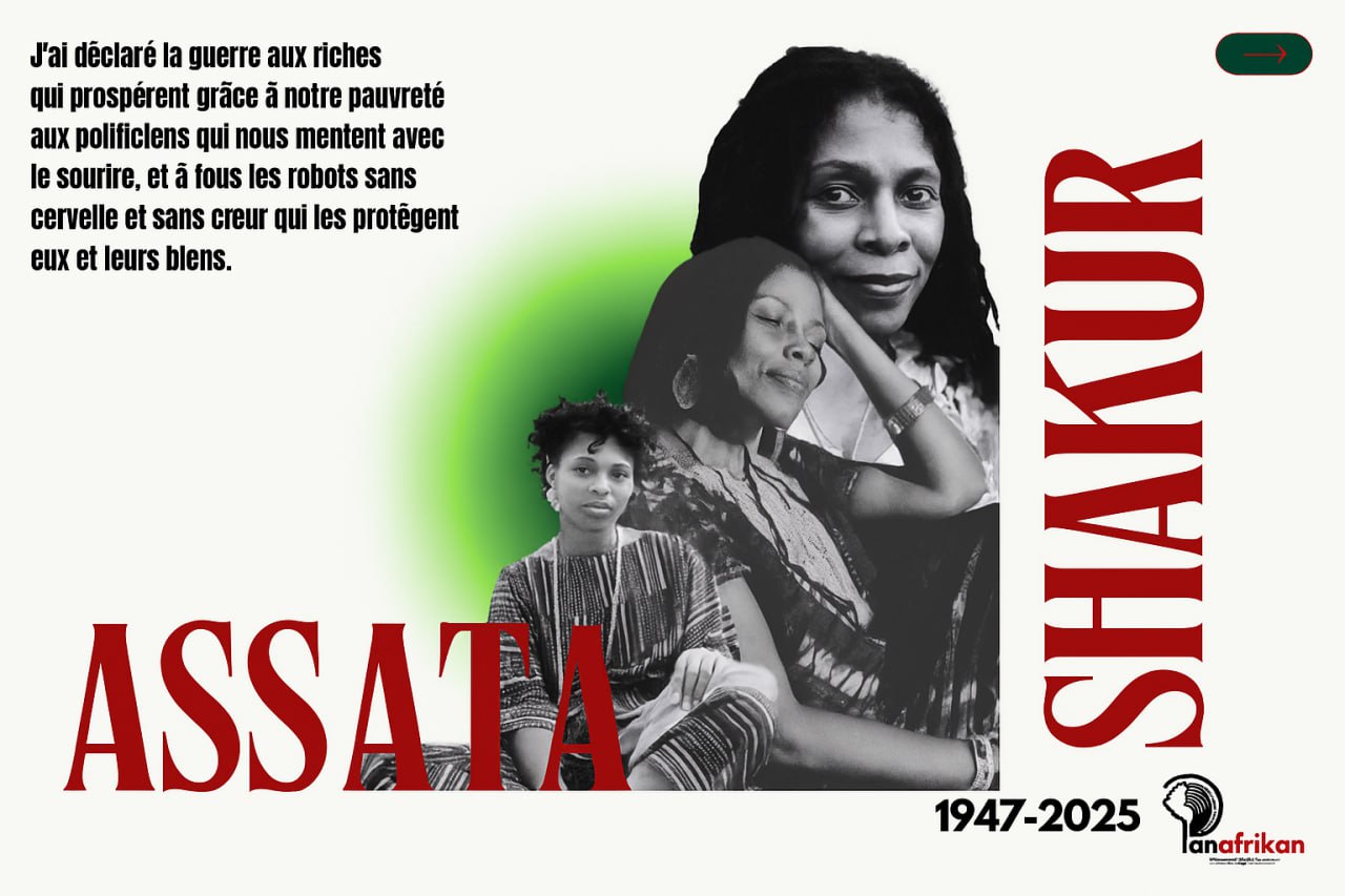 À mon peuple par Assata Shakur (écrit en prison), le 4 juillet 1973