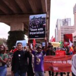 Manifestation contre le Sommet Françafrique à Nairobie